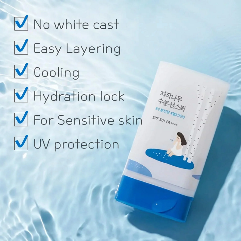 Round Lab - Birch Moisturizing Sun Stick SPF 50+ PA++++ 19g