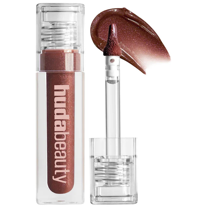 HUDA BEAUTY  Faux Filler Shiny Non-Sticky Lip Gloss