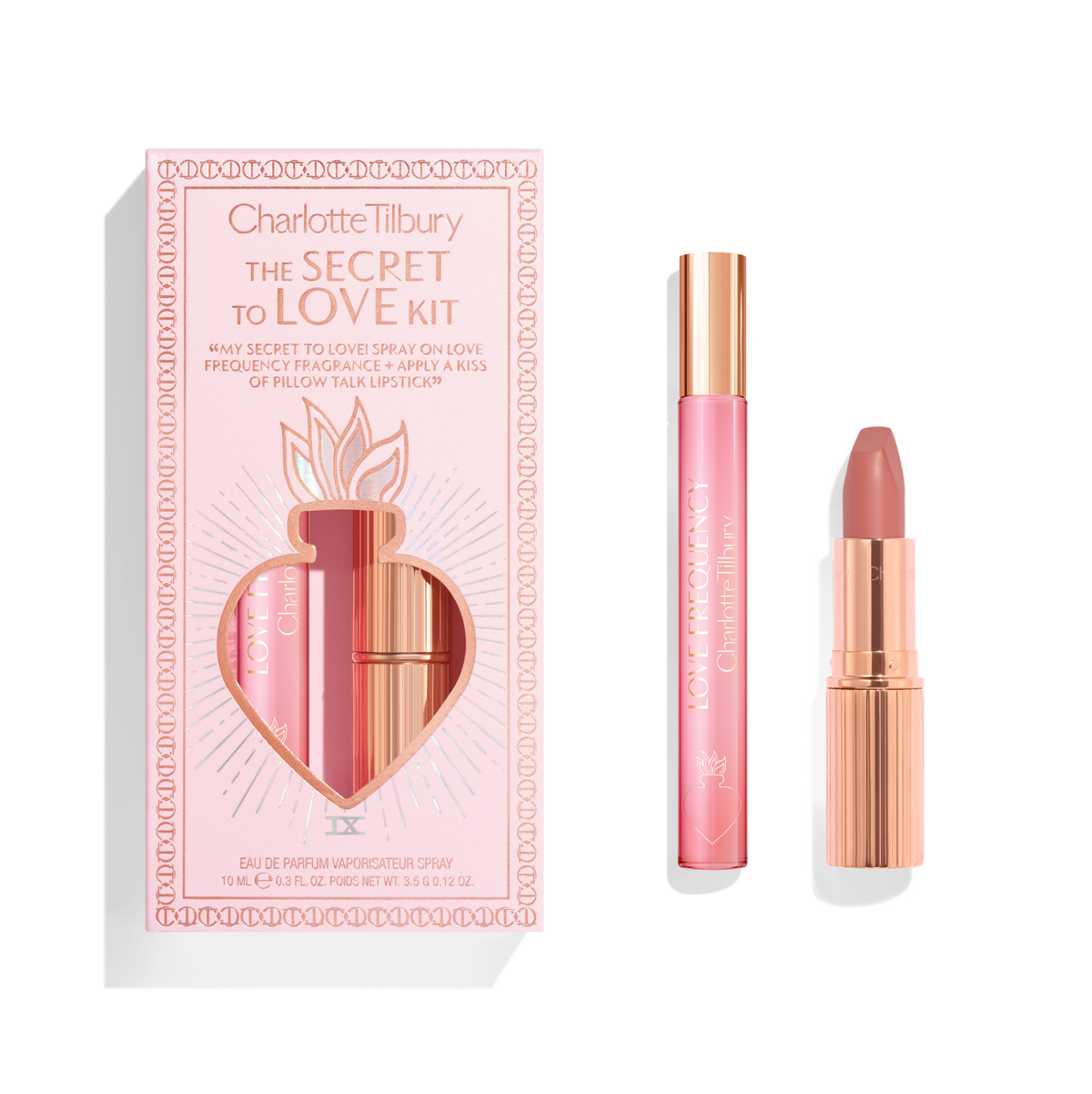Charlotte Tilbury The Secret to Love Perfume and Lipstick Set