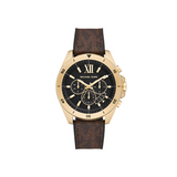 Michael Kors Men's Brecken Stainless Steel Chronograph Multicolor Dial 45mm Watch(MK8849)
