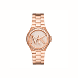 Michael Kors Women's Quartz Stainless Steel Rose Gold Dial 37mm Watch (MK7230)