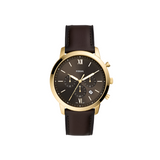 Fossil FS5763 Black Stainless Steel 44MM Chronograph Quartz Watch for Gents