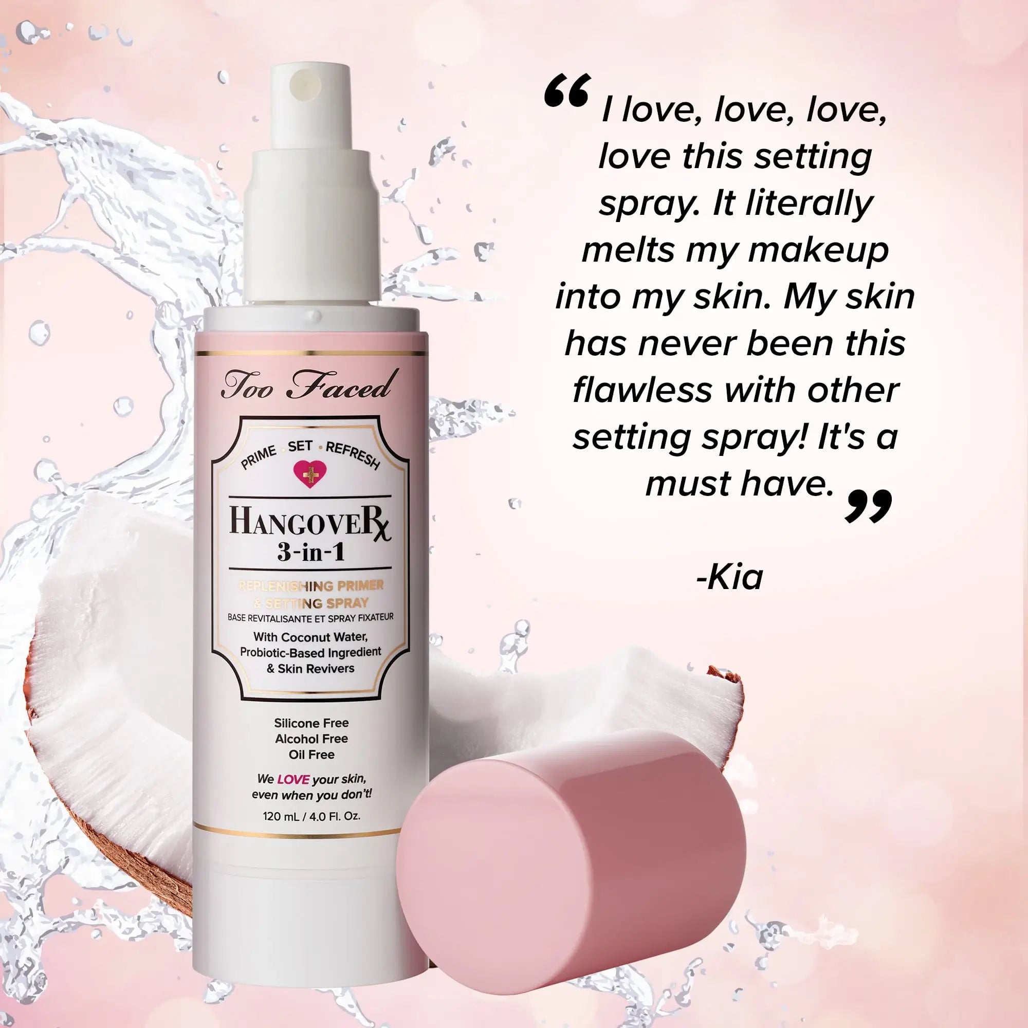 Too Faced Hangover 3-in-1 Replenishing Primer & Setting Spray 30 ml