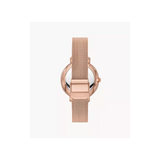 The Fossil Jacqueline Rose Gold Mesh Bracelet Quartz Watch ES4628 - 36mm