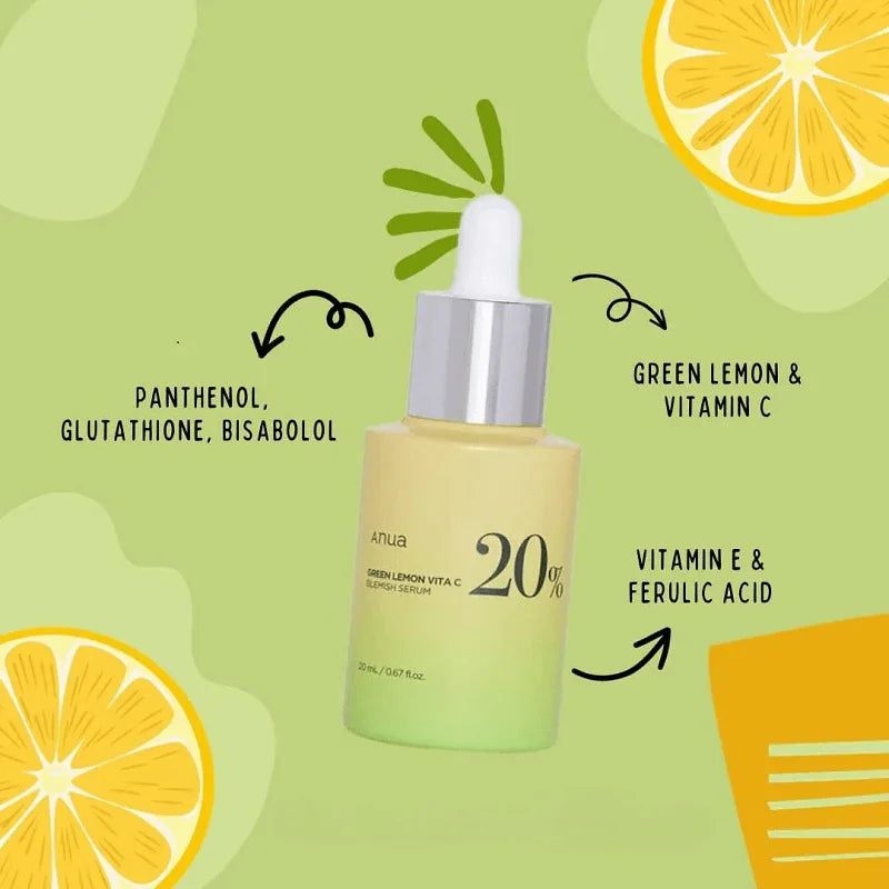 Anua Green Lemon Vitamin C Blemish Serum