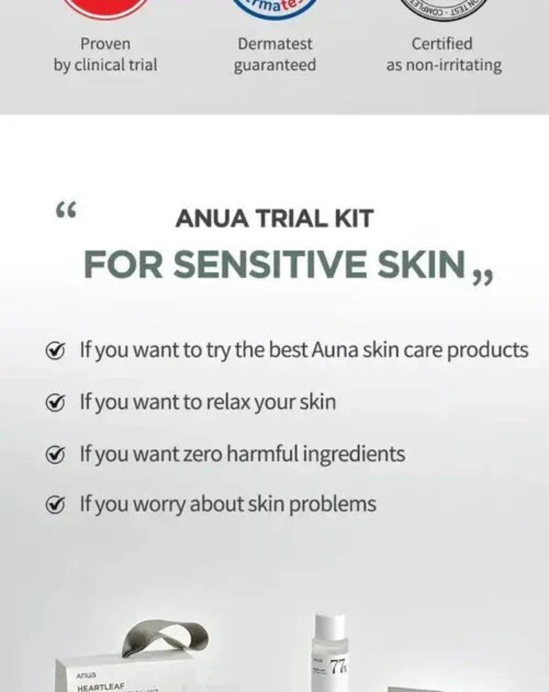 Anua Heartleaf Soot hing Trial Kit