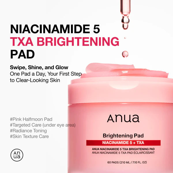 Anua Niacinamide 5% + TXA Brightening Pad (70 Sheets)