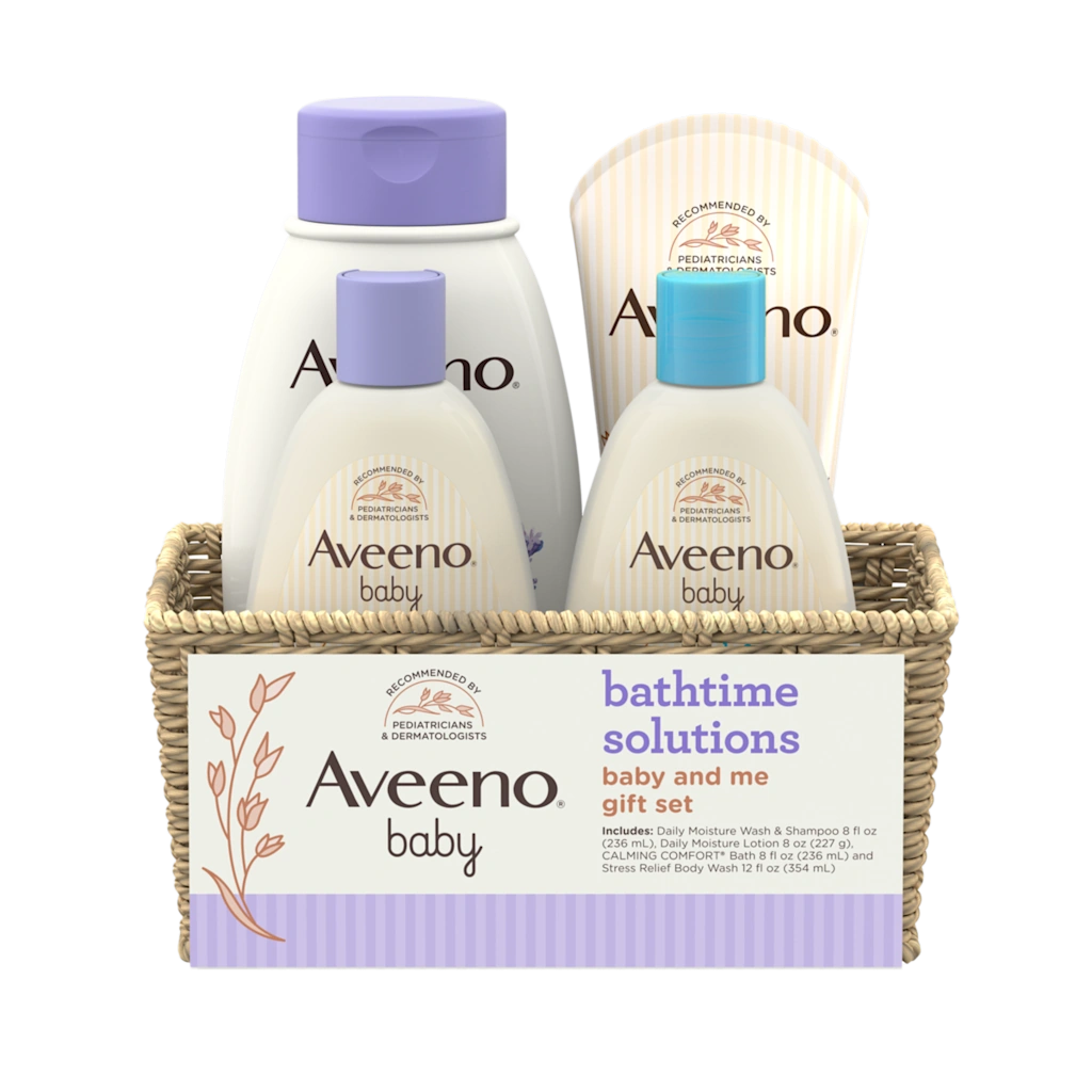 Aveeno Baby Bathtime Solutions – Baby and Me Gift Set