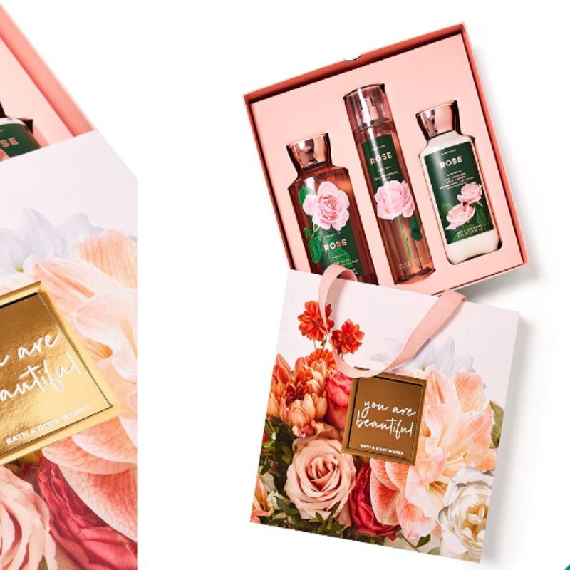 Bath & Body Works Rose Gift Set