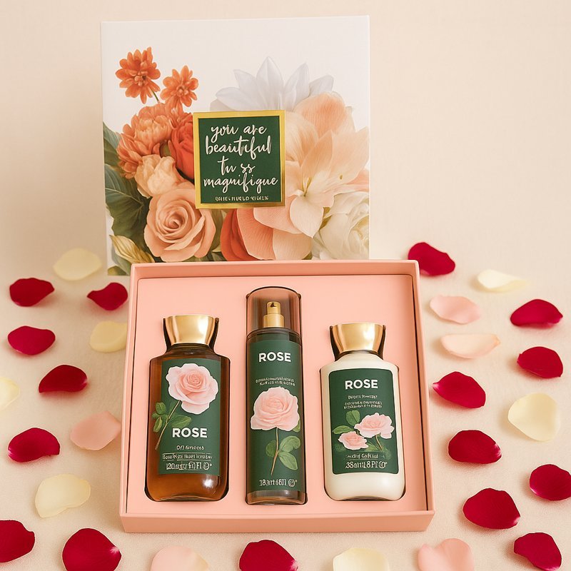 Bath & Body Works Rose Gift Set