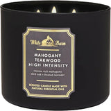 Bath &amp; Body Works White Barn Mahogany Teakwood Intense – 3-Wick Candle