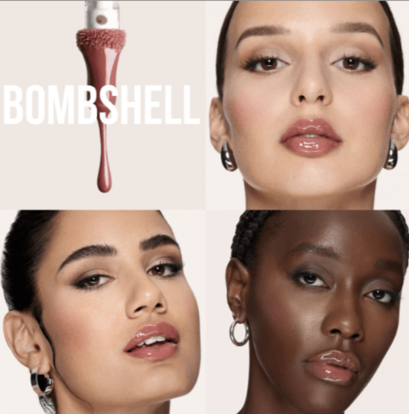 HUDA BEAUTY  Faux Filler Shiny Non-Sticky Lip Gloss