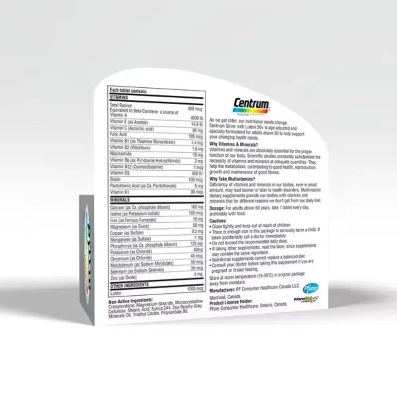 Centrum Silver Lutein 100 Tabs