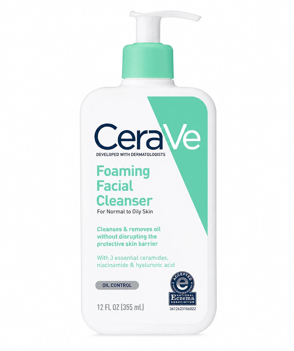 CeraVe Foaming Facial Cleanser For Normal To Oily Skin