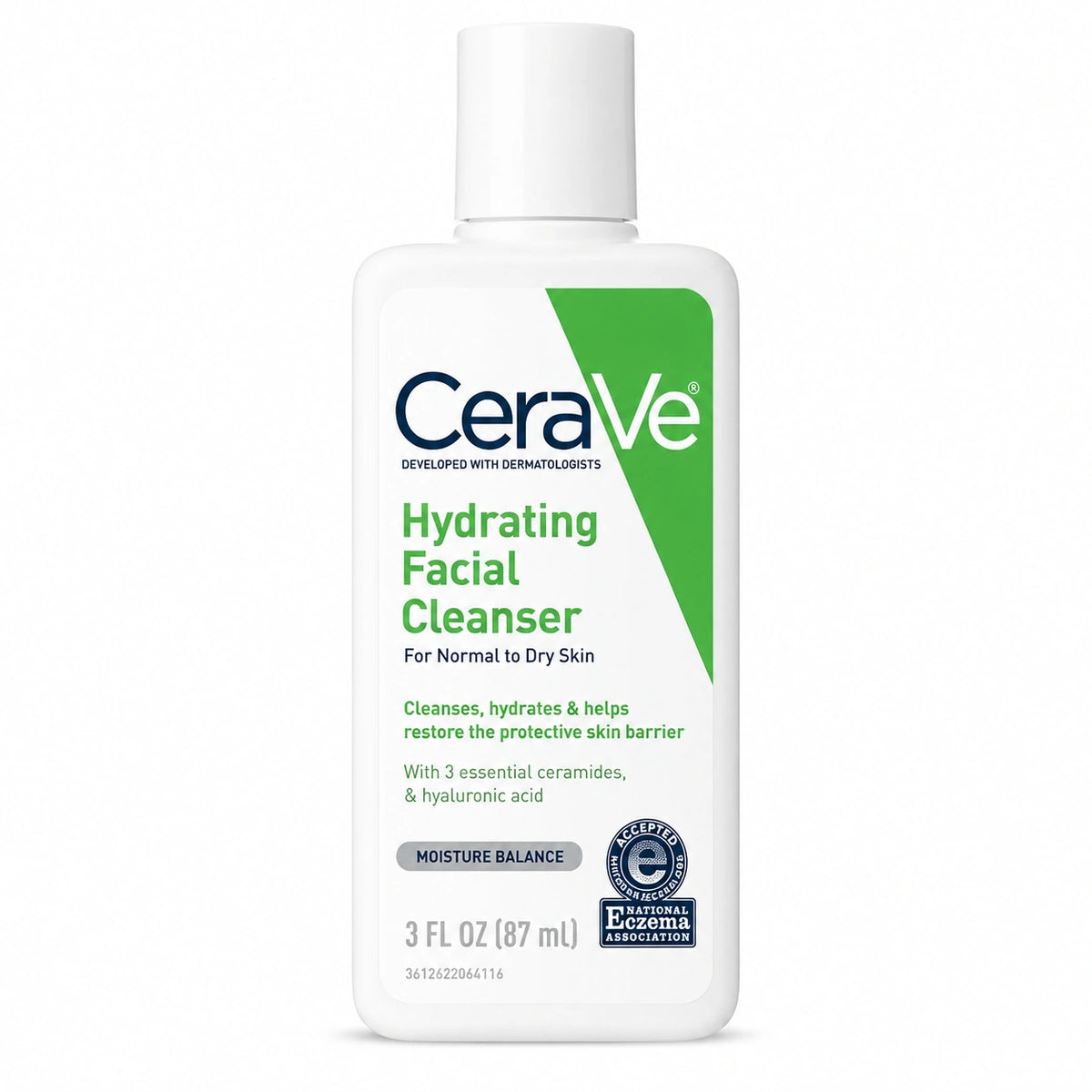 Cerave Hydrating Cream-To-Foam Cleanser For Normal To Dry