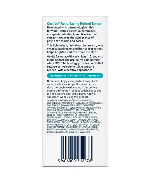 Cerave Resurfacing Retinol Serum