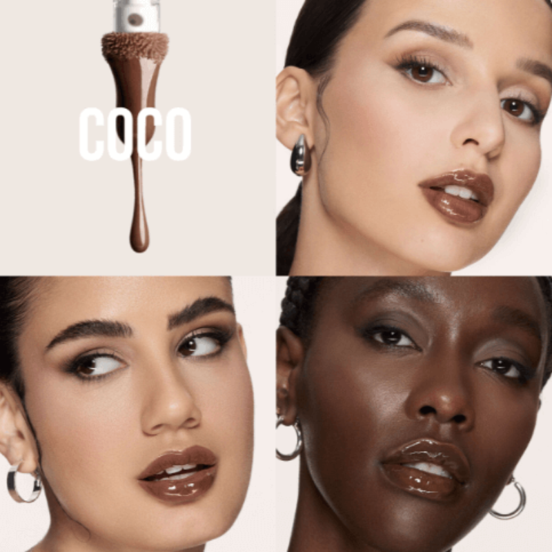 HUDA BEAUTY  Faux Filler Shiny Non-Sticky Lip Gloss