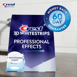 Crest 3D Whitestrips Professional Effects + LED Light, 20 Treatments
