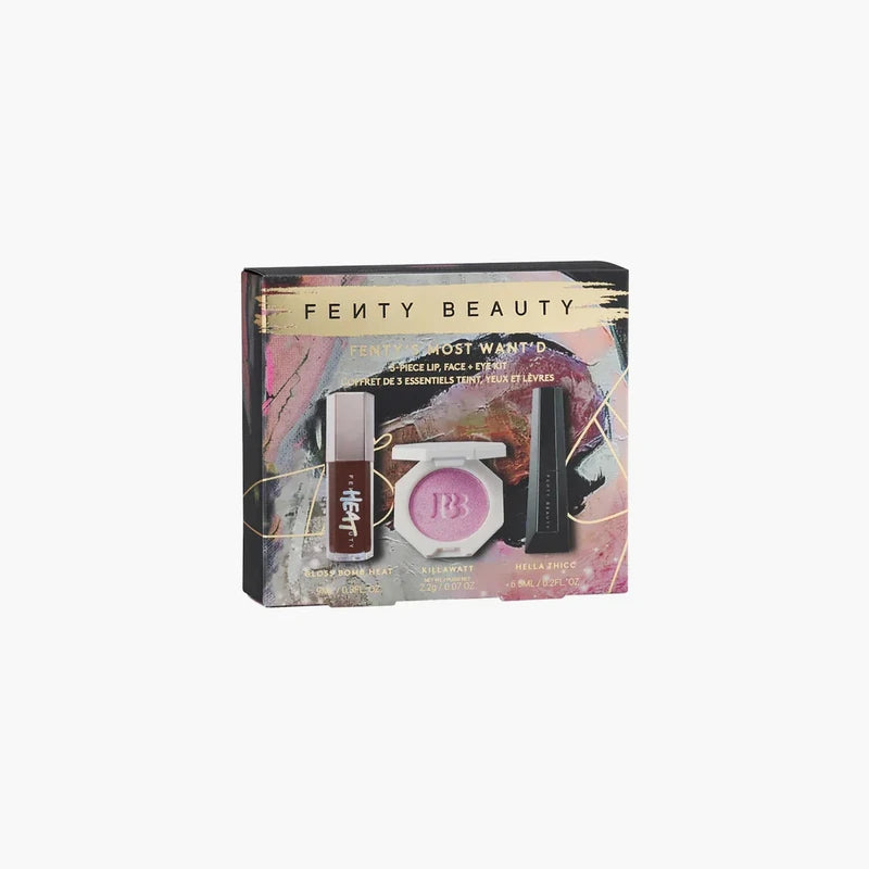 Fenty Beauty- Fenty's Most Want'd 3-Piece Lip, Face + Eye Kit