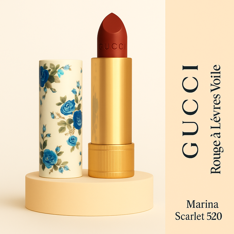 GUCCI Rouge À Lèvres Lipstick Limited Edition  | Marina Scarlet 520