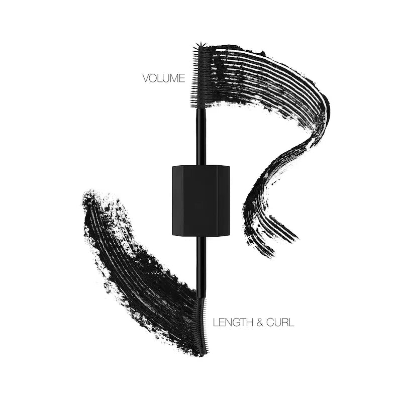 Huda Beauty LEGIT LASHES Double-Ended Volumizing and Lengthening Mascara