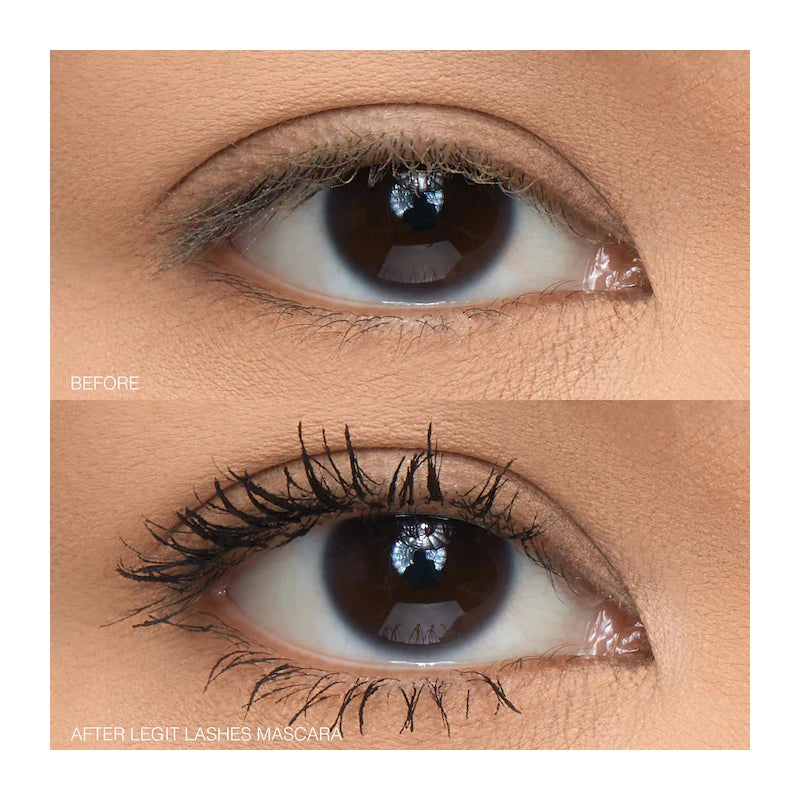 Huda Beauty LEGIT LASHES Double-Ended Volumizing and Lengthening Mascara