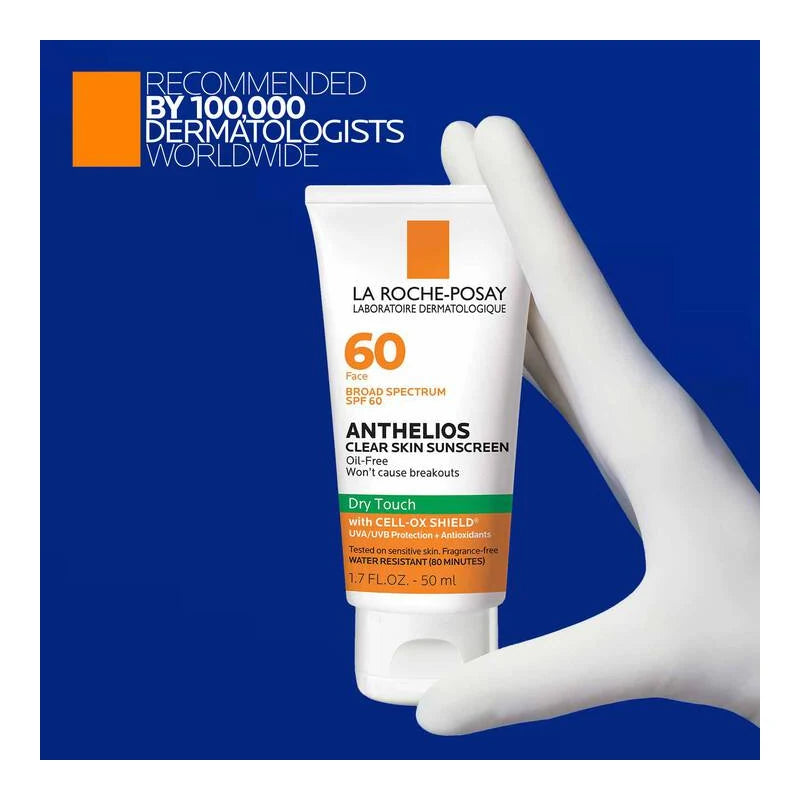 La Roche-Posay Anthelios Clear Skin sunscreen  SPF 60 Dry Touch