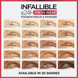 L'Oreal Paris Infallible Up to 24H Fresh Wear Foundation in a Powder
