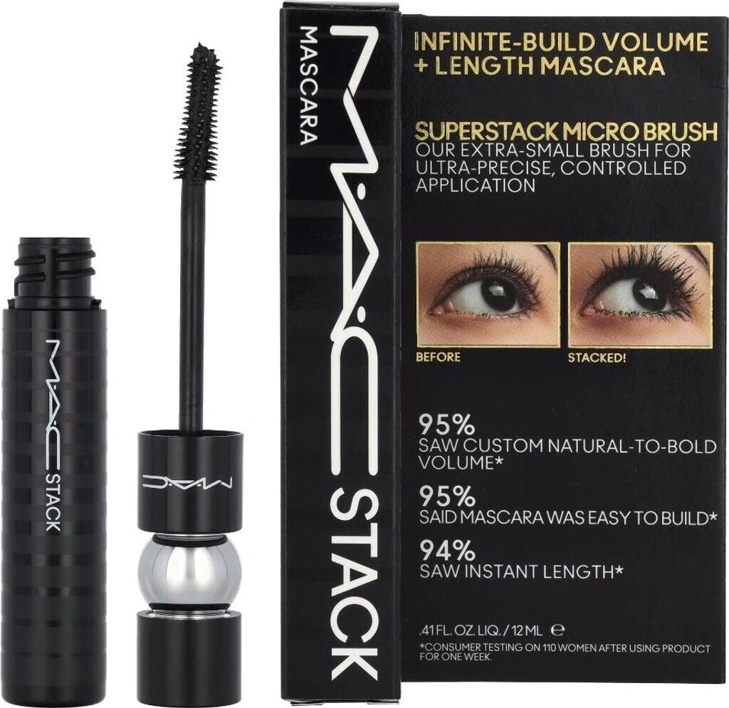MAC MACStack Micro Brush Mascara Black 12ml