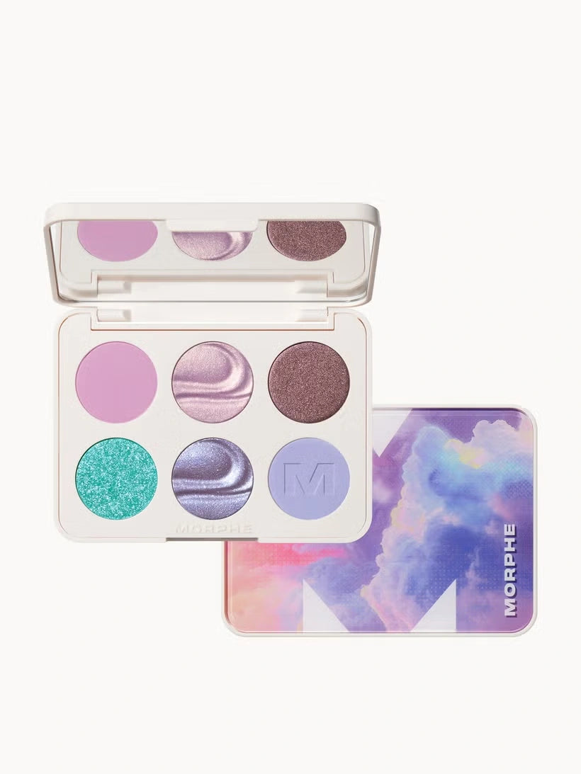 Morphe ChromaPlus 6-Pan Eyeshadow Palette - Sky Fi