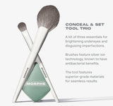 Morphe Conceal & Set Tool Trio Brush & Sponge Set
