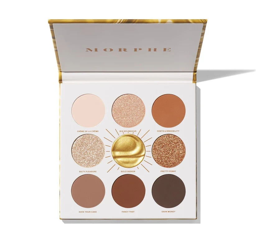 Morphe Rich & Foiled Artistry Palette Gold Seeker