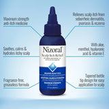 Nizoral Scalp Itch Relief Hydrocortisone 1% Anti-Itch Liquid – 60ml
