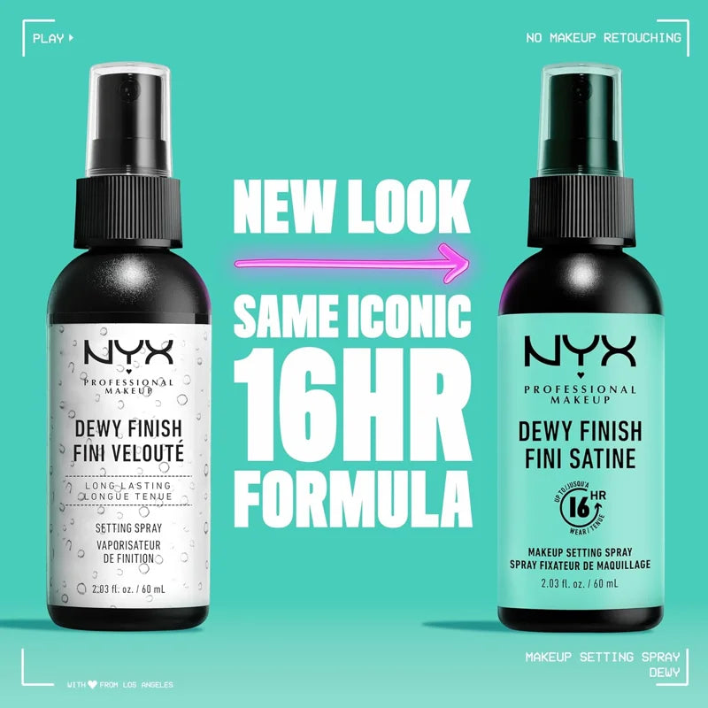 NYX  Makeup Setting Spray, Long lasting, Dewy Finish