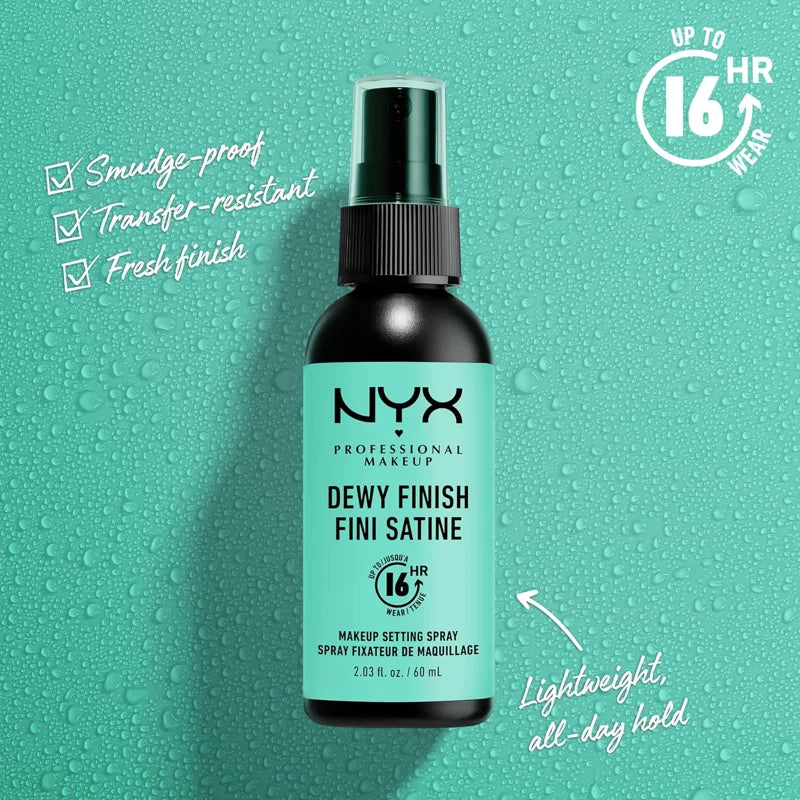 NYX  Makeup Setting Spray, Long lasting, Dewy Finish