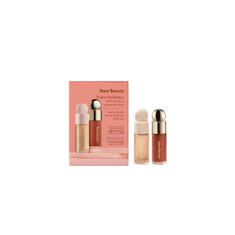 Rare Beauty Warm Radiance Mini Blush & Luminizer Duo