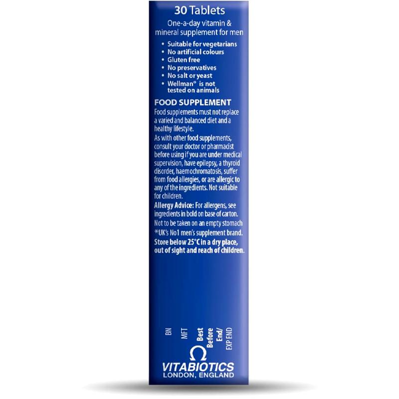 Vitabiotics Wellman Original 30 Counts