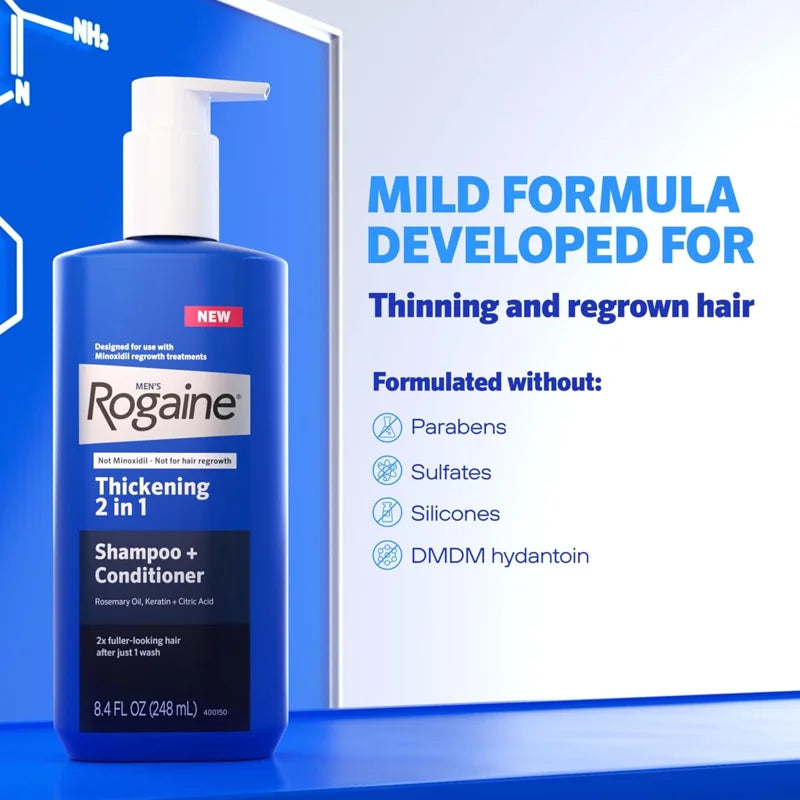 Rogaine Men's Thickening 2 in 1 Shampoo + Conditioner