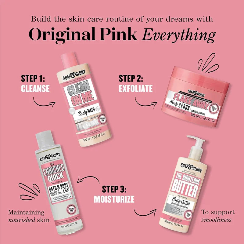 Soap & Glory Clean On Me Hydrating Body Wash 500ml