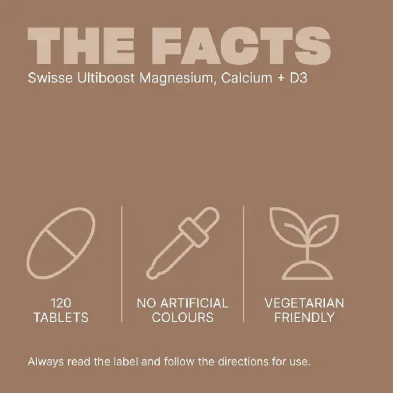 Swisse Ultiboost Magnesium, Calcium + D3
