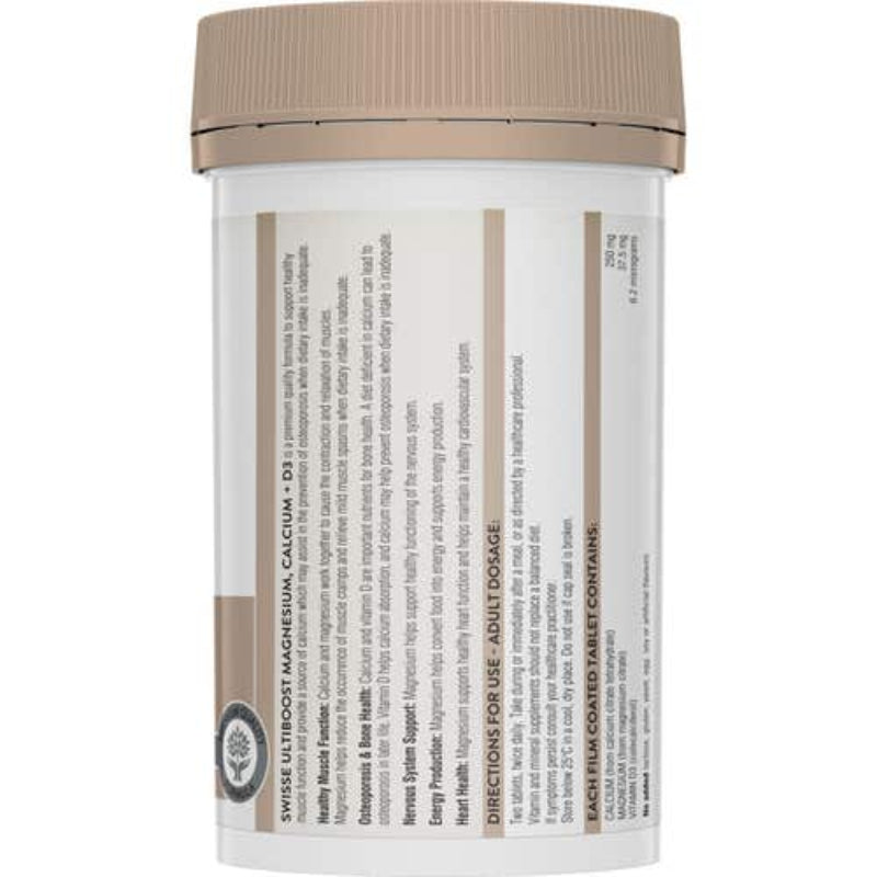 Swisse Ultiboost Magnesium, Calcium + D3