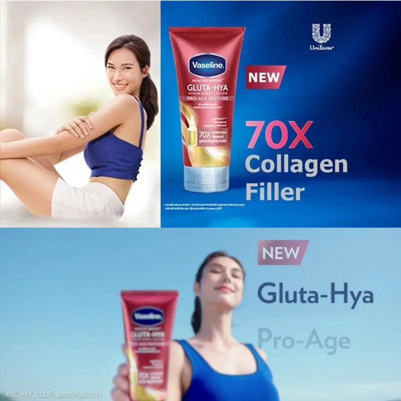 Vaseline Gluta-Hya Serum Lotion Pro-Age Restore