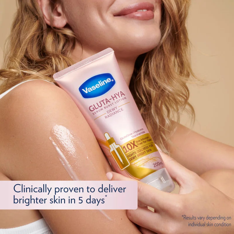 Vaseline Gluta-Hya Serum Burst Lotion Dewy Radiance