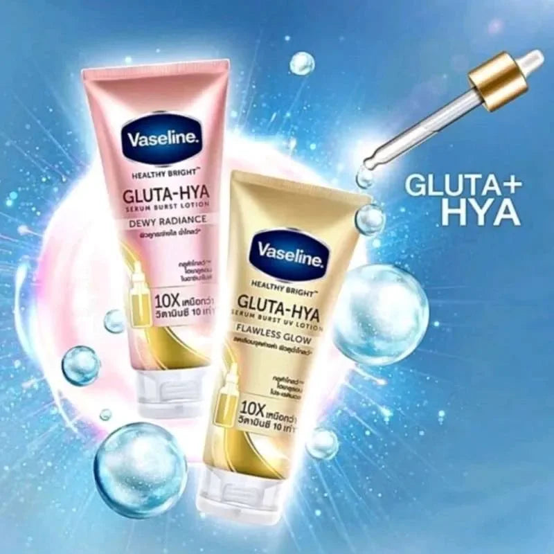 Vaseline Gluta-Hya Serum Burst UV Lotion - Flawless Bright